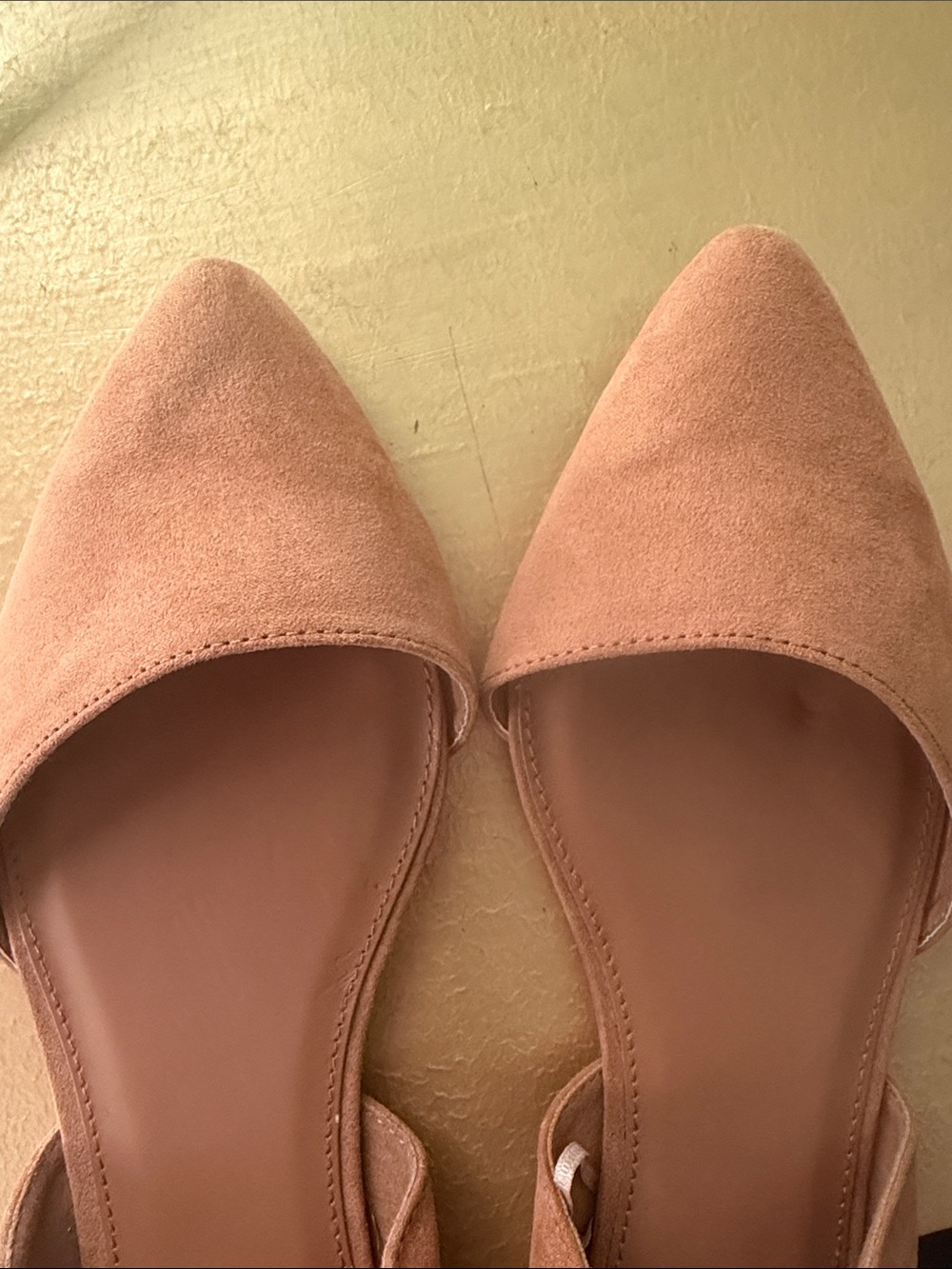Charlotte Russe Pointed D'Orsay Flats in Tan - Picture 6 of 6